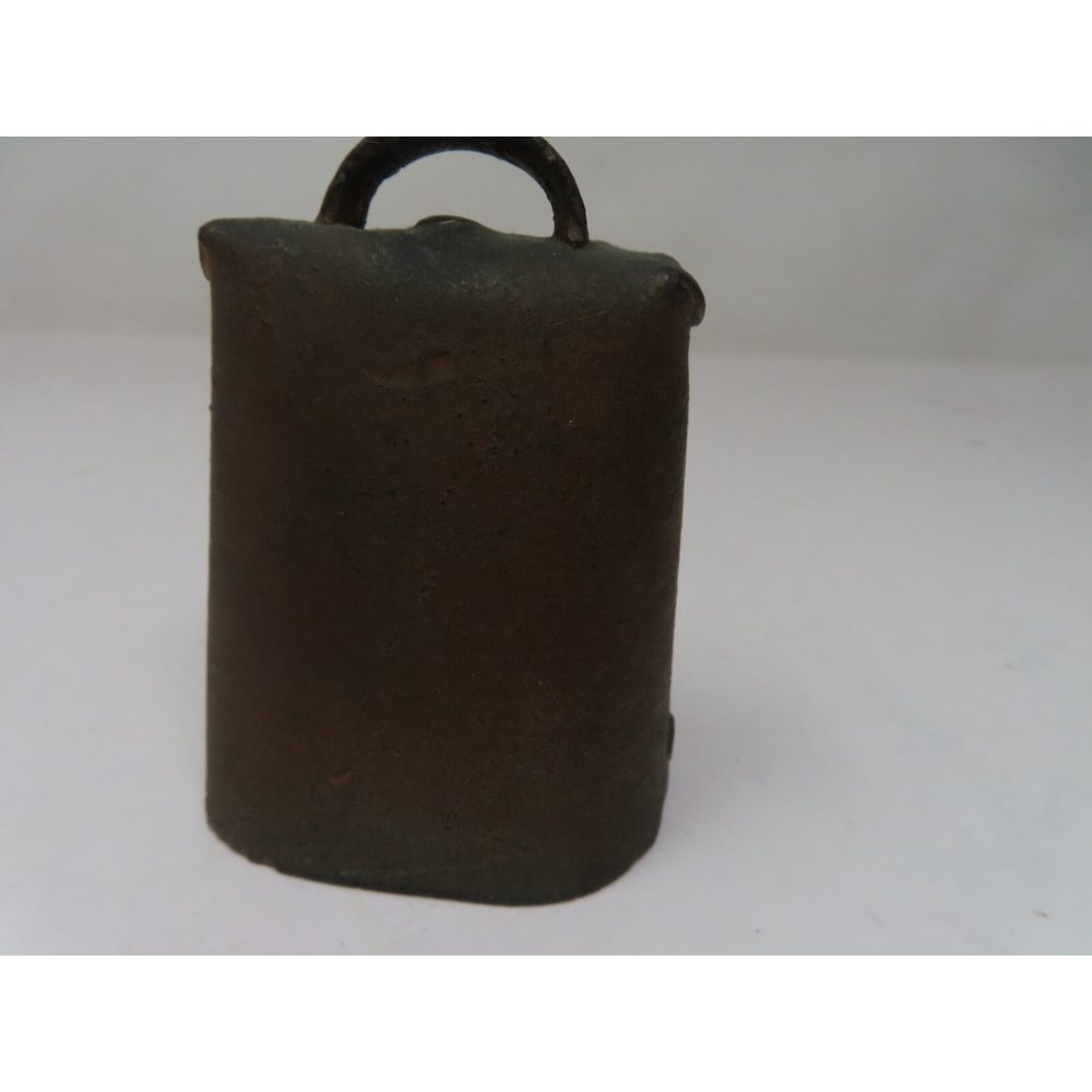 Vintage Cow Bell 3" Gold Tone Attracts to Magnet